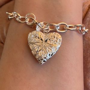 925 Silver Locket Bracelet